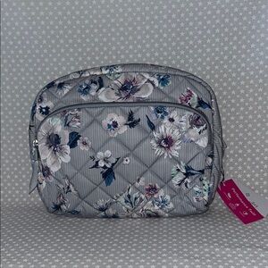 NWT- Vera Bradley- Park Stripe- Lay Flat Cosmetic bag